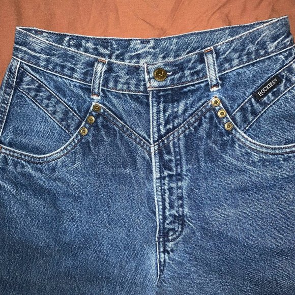 Rockies Jeans Vintage Rockie Mountain Jeans Dark Wash High Waist